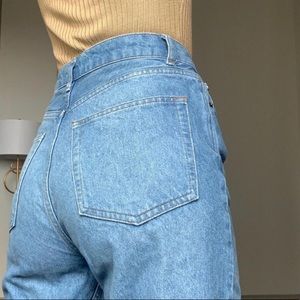 Reformation High Waisted Relaxed Jeans in Mykonos Wash